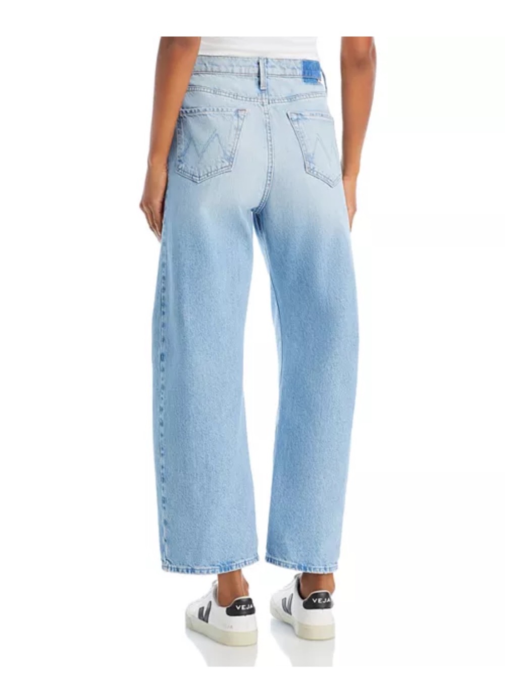 MOTHER Light Blue Half-Pipe Ankle Relaxed Jeans W/O Tag - Picture 2 of 10